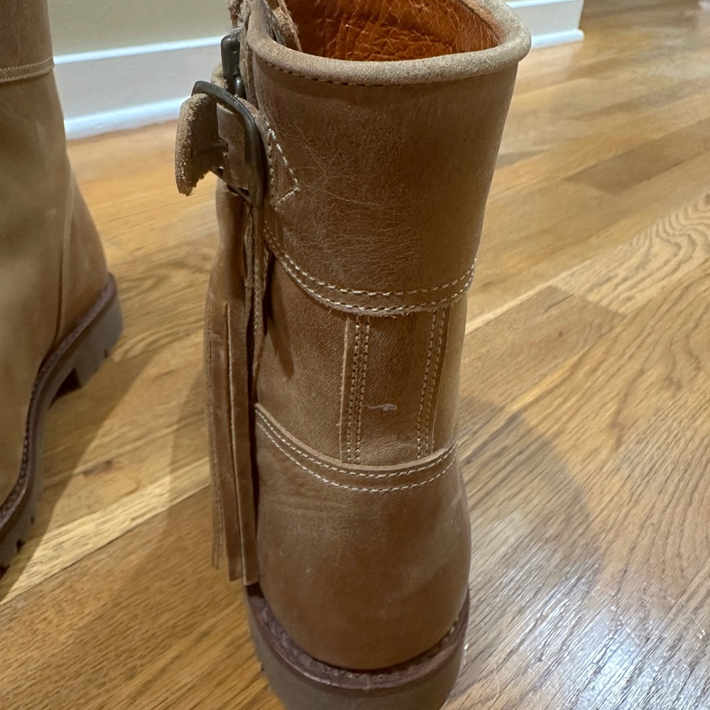 Penelope Chilvers Cropped Tassel Boots 39 (color - biscuit) - Picture 8 of 13